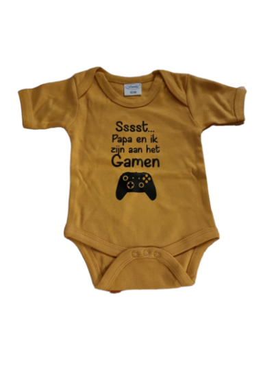 Romper - Sssst... Papa en ik zijn aan het gamen - verschillende kleuren