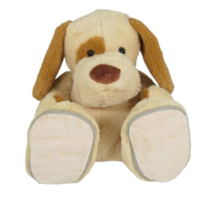 Bruine hond met lange oren - 45 cm - te personaliseren