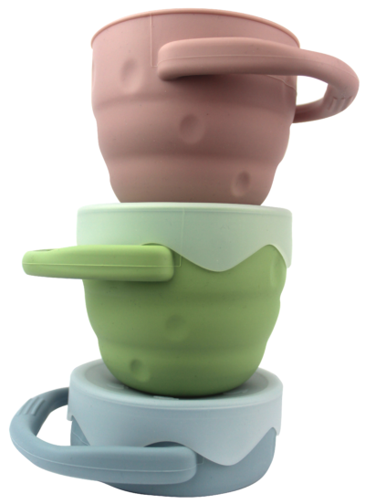 Snack Cup Mango – Opvouwbare Siliconen Snackbeker voor Kinderen - Afbeelding 2