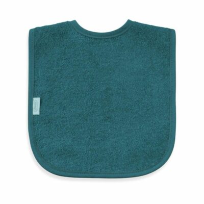 Slab uni lake green - katoen badstof - 25 x 40 cm